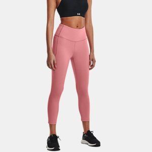 NWT Under Armour Meridian Crop Leggings, Rose Pink, Size Small